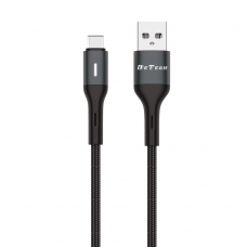 Кабел за данни DeTech DE-C38C, Type-C, 1.0m, Черен - 40199