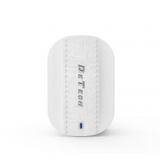Мрежово зарядно устройство DeTech DE-15i, 5V/3.1A, 220V, 2 x USB, С Lightning кабел, 1.0m, Бял - 40097