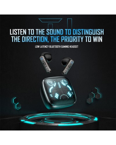 Bluetooth слушалки Onikuma T1, Черен – 20781