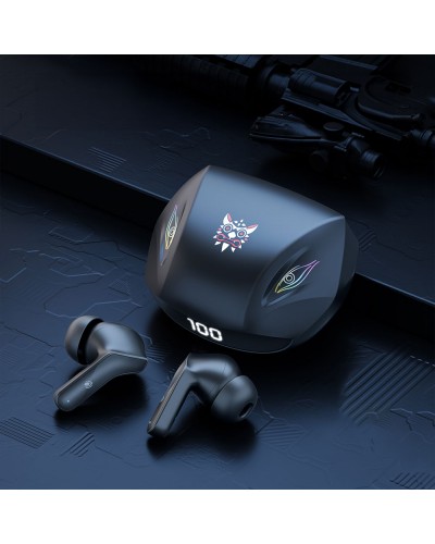 Bluetooth слушалки Onikuma T33, Черен – 20783