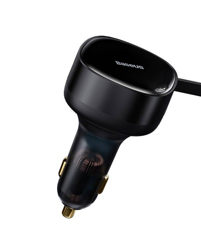 Зарядно устройство за кола Baseus Enjoyment Pro, 33W, 2xType-C Кабел, Черен - 40500