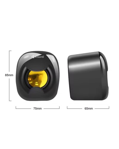 Тонколони Kisonli A-202, AUX, 2x3W, Черен - 22254