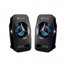 Тонколони Kisonli L-3030, 2x3W, USB, Черен - 22156