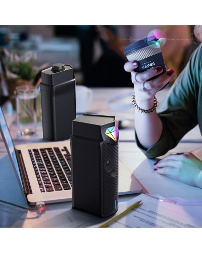 Тонколони Onikuma L1, 2x5W, USB, RGB, Черен - 22272