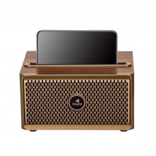 Тонколона Kisonli G1, Bluetooth, USB, SD, AUX, FM, Кафяв - 22309