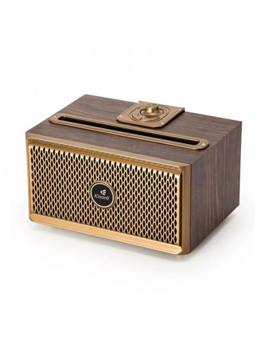 Тонколона Kisonli G1, Bluetooth, USB, SD, AUX, FM, Кафяв - 22309