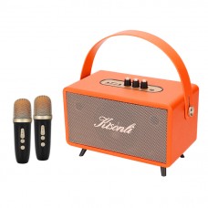 Тонколона Kisonli G109, Караоке, Bluetooth, USB, SD, AUX, Черен - 22307
