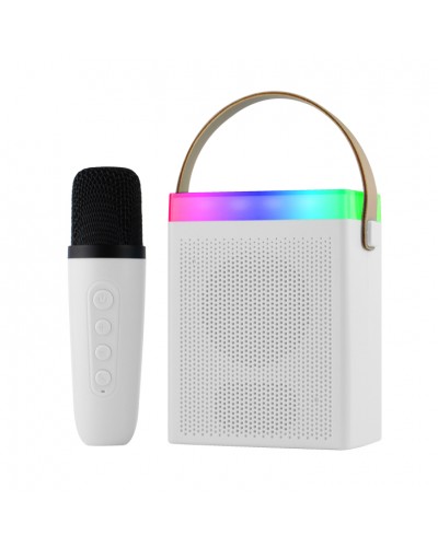 Тонколона Kisonli G22, Караоке, Bluetooth, USB, SD, AUX, RGB, Различни цветове - 22297