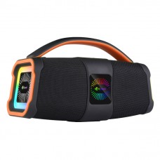 Тонколона Kisonli K5, Bluetooth, USB, SD, AUX, FM, RGB, Черен - 22293