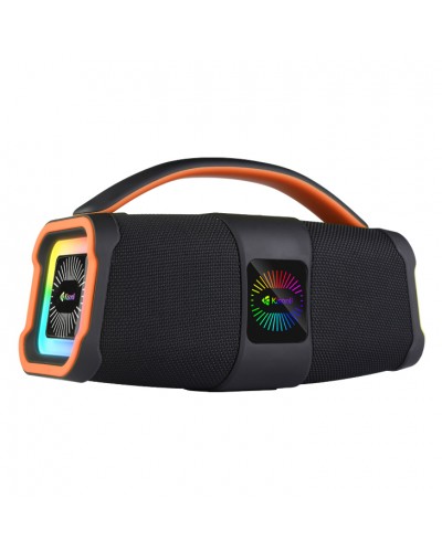 Тонколона Kisonli K5, Bluetooth, USB, SD, AUX, FM, RGB, Черен - 22293