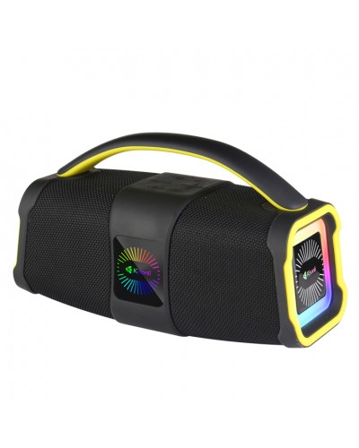 Тонколона Kisonli K5, Bluetooth, USB, SD, AUX, FM, RGB, Черен - 22293