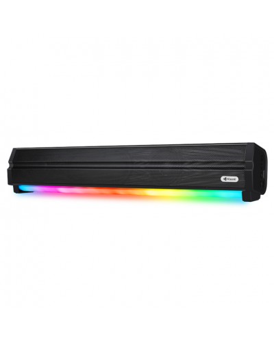Тонколона Kisonli LED-802, Bluetooth, USB, SD, RGB, AUX, FM, Черен - 22314