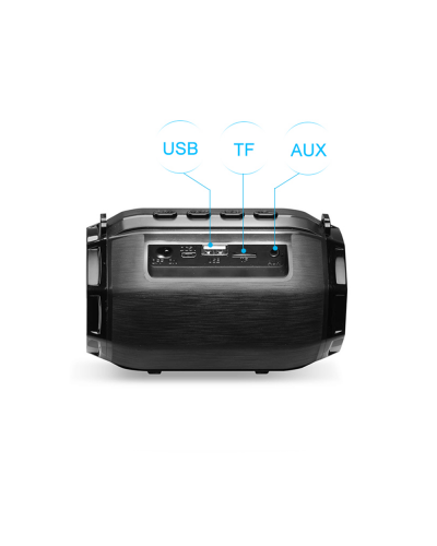 Тонколона Kisonli LED-904, Bluetooth, USB, SD, FM, Различни цветове - 22119