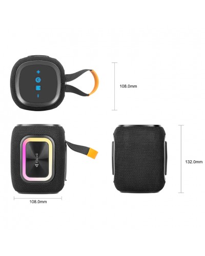 Тонколона Kisonli Q25, Bluetooth, USB, SD, FM, RGB, Различни цветове - 22286