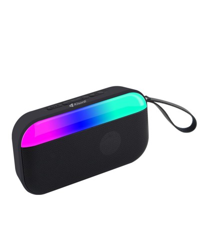 Тонколона Kisonli S19, Bluetooth, FM, AUX, Черен - 22258