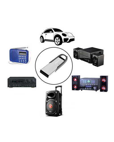 Bluetooth аудио приемник Earldom ET-M73, USB, Сребрист – 17711