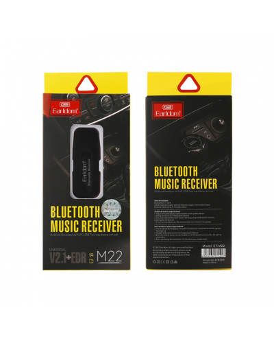 Bluetooth приемник, Earldom, ET-M22, 3.5mm, Различни цветове – 14967