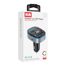 FM Трансмитер Earldom ET-M74, Bluetooth, USB, Micro SD, QC 3.0, Черен – 17720