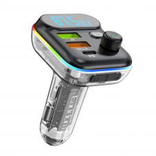FM Трансмитер Earldom ET-M80, Bluetooth, Micro SD, USB, Type-C, PD, QC, Черен - 17774