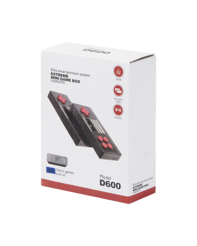 Игрова конзола No brand D600, 800 Вградени игри, HDMI, Черен - 13032