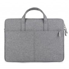 Чанта за лаптоп No brand LP-19, 15.6", Сив - 45328