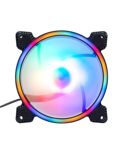 Вентилатор No brand, 120mm, LED, 3PIN/MOLEX, Черен - 63072