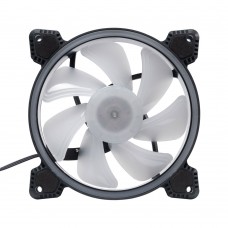 Вентилатор No brand, 120mm, LED, 3PIN/MOLEX, Черен - 63072