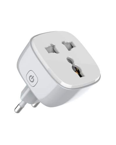 Смарт контакт LDNIO SCW1050, 220V, 10A, Wi-Fi, Tuya Smart, Бял - 40297