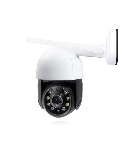 Смарт охранителна камера No brand PST-C18B-5MP, 5.0Mp, PTZ, Външен монтаж, Wi-Fi, Tuya Smart, Бял - 91028