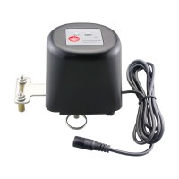 Смарт контролер No brand PST-FM400, За сферичен спирателен кран, Wi-Fi, Tuya Smart, Черен - 91007