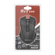 Мишка DeTech, оптична, Различни цветове  - 957