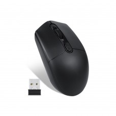 Мишка Mixie R520, Безжична, USB, 4D, Черен - 721