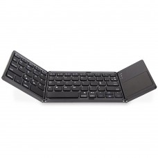 Клавиатура No brand B033, Тъчпад, Сгъваема, Bluetooth, Черен - 6177