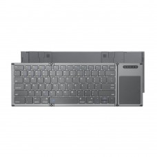 Клавиатура No brand B066T, Тъчпад, Сгъваема, Bluetooth, Черен - 6174