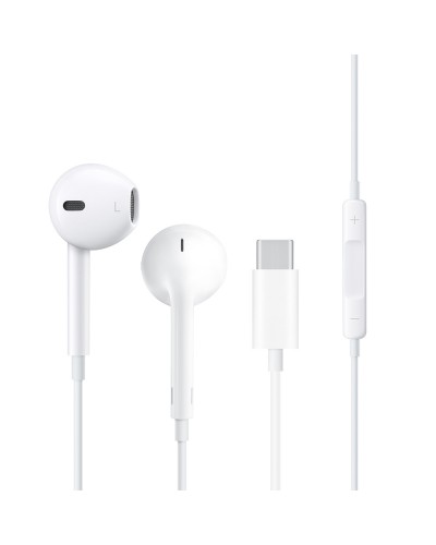 Слушалки за мобилни устройства WiWu Earbuds 303, Type-C, Mикрофон, Бял - 20733