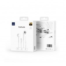 Слушалки за мобилни устройства WiWu Earbuds 303, Type-C, Mикрофон, Бял - 20733