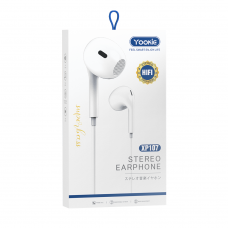 Слушалки за мобилни устройства Yookie XP107, Lightning, Mикрофон, Бял - 20647