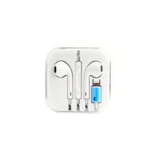 Слушалки No brand, За Iphone X, Lightning, Bluetooth, С микрофон, Бял - 20406