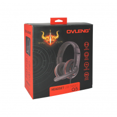 Слушалки Ovleng OV-Q5, За компютър с микрофон, USB, Черен - 20384