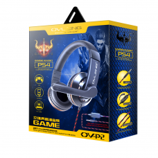 Слушалки за мобилни устройства Ovleng OV-P2, За PS4, Микрофон, 3.5mm, Черен - 20497