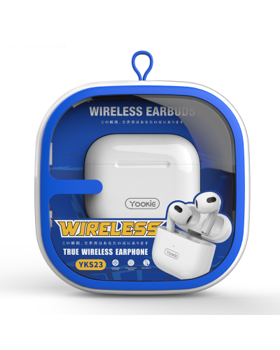 Bluetooth слушалки Yookie YKS23, Бял – 20610