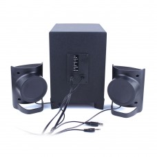 Тонколони Kisonli TM-6000U, Bluetooth, 5W+2x3W, USB, Черен - 22150