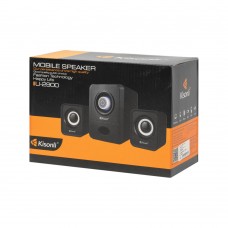 Тонколони Kisonli U-2900BT, Bluetooth, 5W+2x3W, USB, Черен - 22152