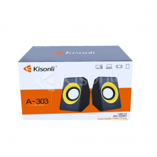 Тонколони, Kisonli, A-303, 2x3W, USB, Различни цветове - 22086