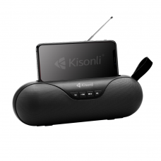 Тонколона Kisonli KS-1992, Bluetooth, USB, SD, FM, Черен - 22122