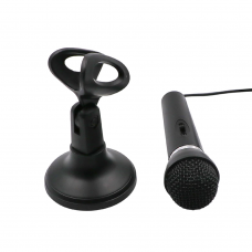 Микрофон No brand MC302, 3.5mm, Черен - 16021