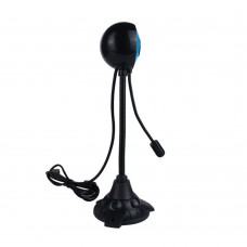 Уеб камера Kisonli PC-12, Микрофон, 480p, Черен - 3045