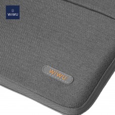 Чанта за лаптоп WiWu, 16", Сив - 45336