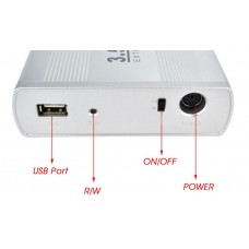 Кутия за хард диск No brand USB 2.0" IDE 3.5 - 17314