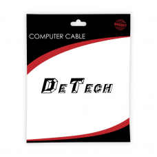 Кабел DeTech HDMI - HDMI M/М, 5m, С оплетка и ферит -18020